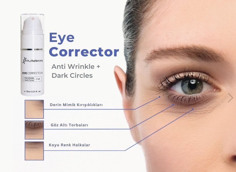 Playskin Eye Corrector Kırışıklık ve Koyu Halka Karşıtı Göz Kremi